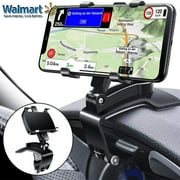 Lilvigor Car Phone Mount, Cell Phone Holder for Car 360 Degree Rotation Dashboard Clip Mount Car Phone Stand Compatible for 11/ 12 Pro Samsung Galaxy